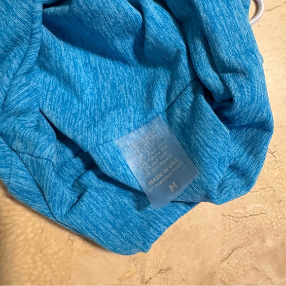 Bombshell Sportswear Enhance Toggle Bra in Icy Blue - Picture 10 of 11